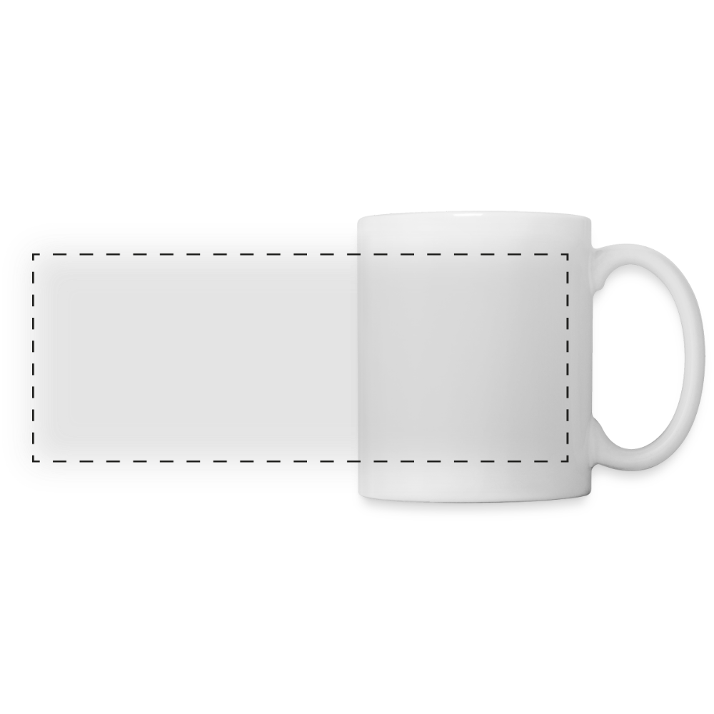 Mug panoramique personnalisable - blanc