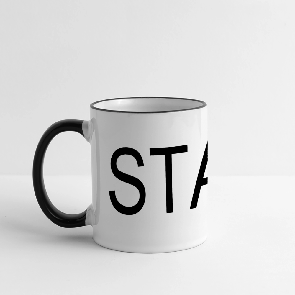 Mug STAFF - blanc/noir