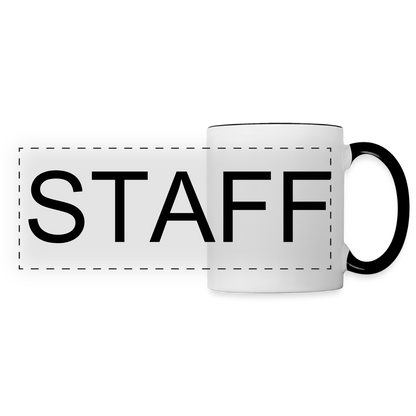 Mug STAFF - blanc/noir
