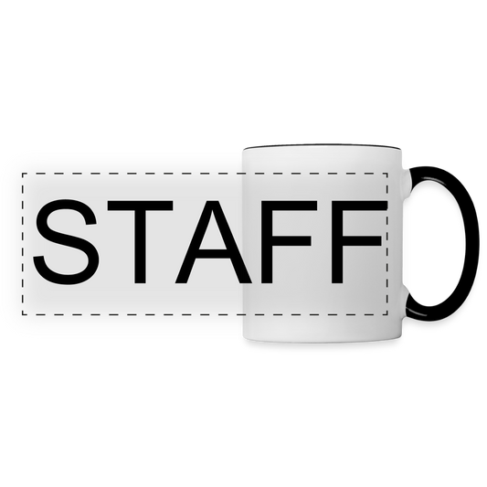 Mug STAFF - blanc/noir