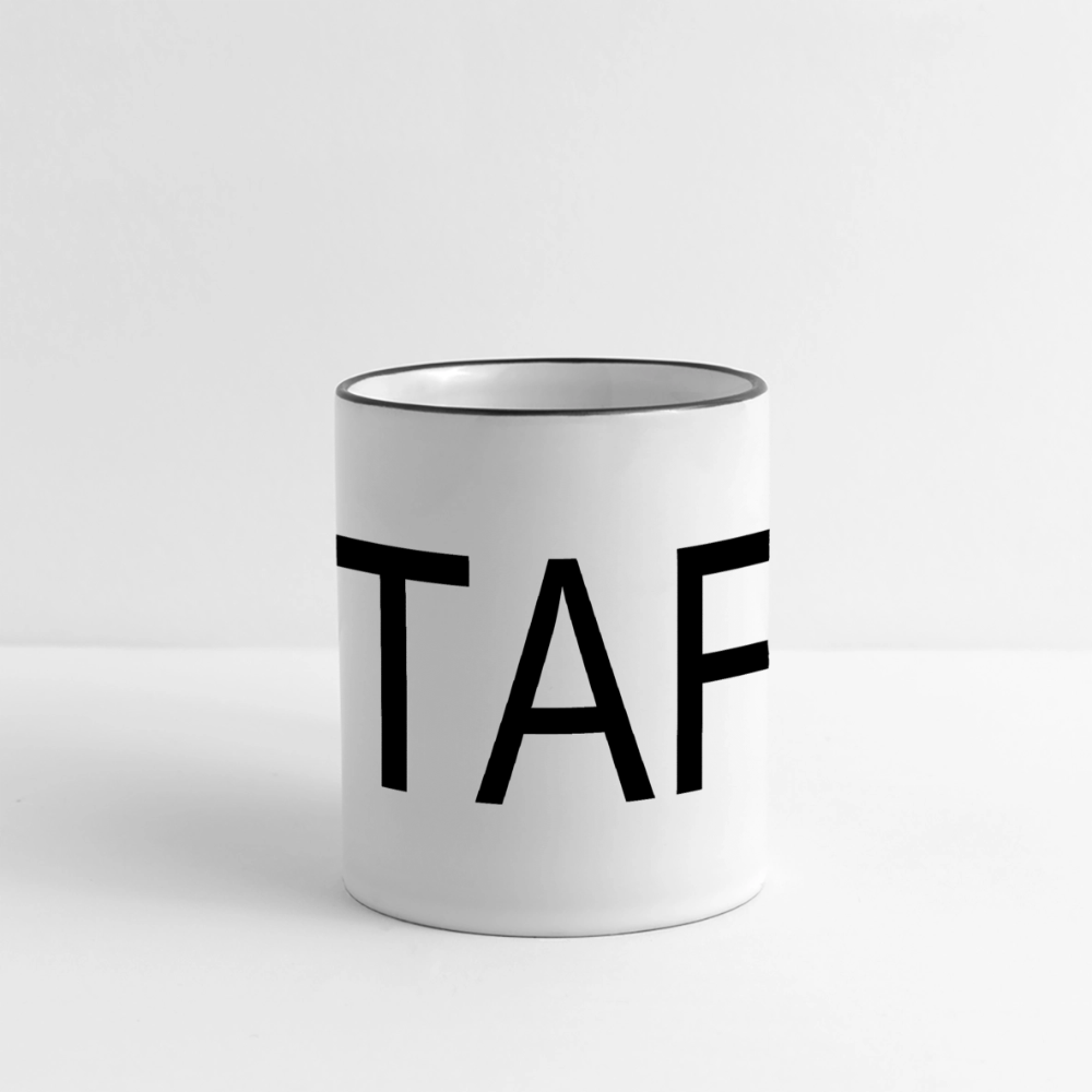 Mug STAFF - blanc/noir