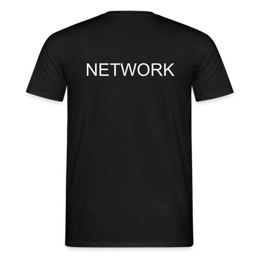 T-shirt Homme network - noir