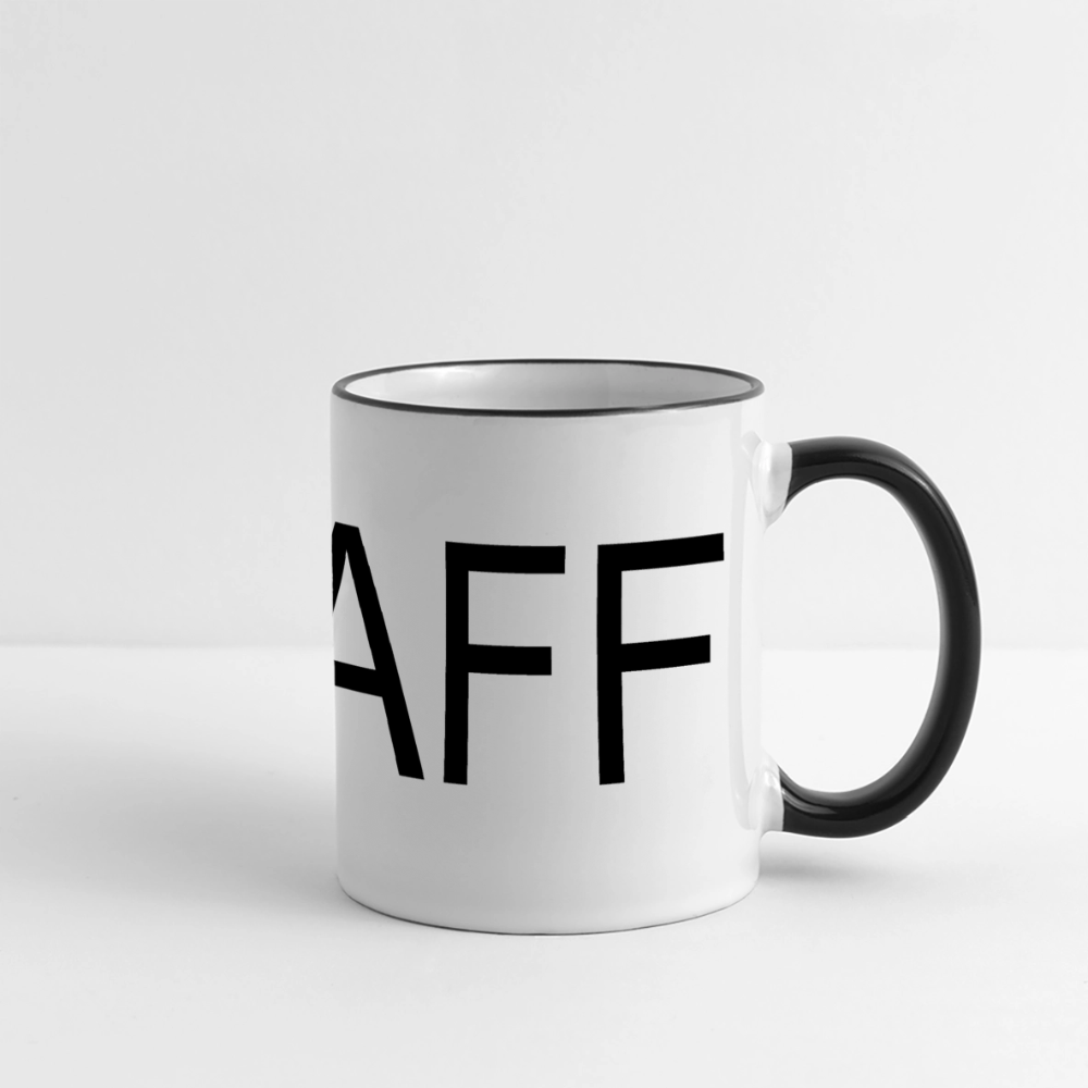 Mug STAFF - blanc/noir